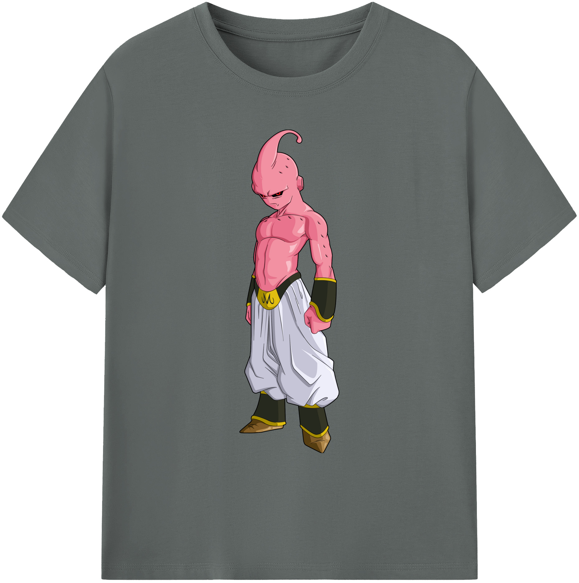 （画像用） ドラゴンボール 魔人ブウ DRAGON BALL Majin Buu 綿100％ メンズ半袖Tシャツ｜肌触りやわらか＆通気性